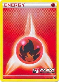 Fire Energy (Play! Pokemon) (106/114)  - League & Championship Cards Holofoil