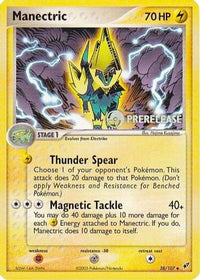 Manectric (Prerelease) (38/107) - Nintendo Promos