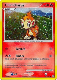 Chimchar (Cosmos Holo) (76/130) - Miscellaneous Cards & Products Holofoil