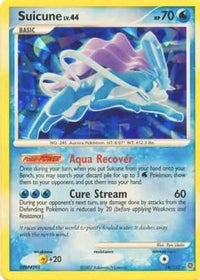Suicune (Cracked Ice Holo) (19/132)  - Miscellaneous Cards & Products Holofoil
