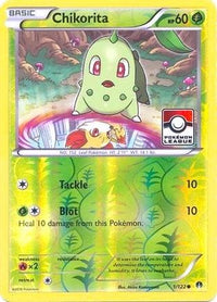 Chikorita (Pokemon League) (1/122)  - League & Championship Cards Reverse Holofoil
