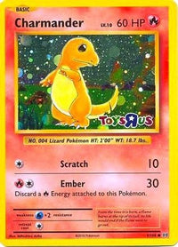 Charmander (Toys R Us Promo) (9/108) - Miscellaneous Cards & Products Holofoil
