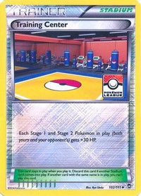 Training Center (Pokemon League) (102/111)  - League & Championship Cards Reverse Holofoil