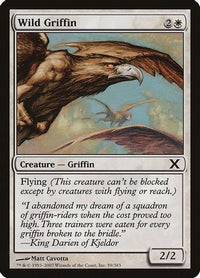 Wild Griffin (10E-059) - 10th Edition Foil