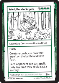 Teferi, Druid of Argoth [Mystery Booster 2 Playtest Cards]