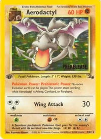 Aerodactyl (Prerelease) (1/62) - WoTC Promo 1st Edition Holofoil