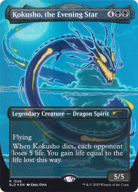 Kokusho, the Evening Star (Rainbow Foil) (SLD-1528) - Secret Lair Drop Series Foil