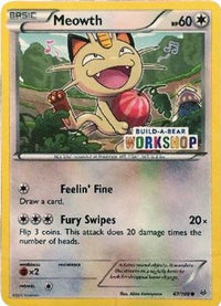 Meowth (Build-A-Bear Workshop Exclusive) (67/108)  - Miscellaneous Cards & Products