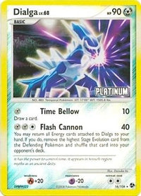 Dialga [Platinum] (16/106)  - Burger King Promos Reverse Holofoil