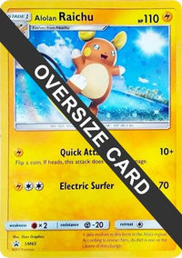 Alolan Raichu SM65 (SM65) - Jumbo Cards Holofoil