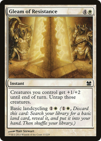 Gleam of Resistance [Modern Masters]