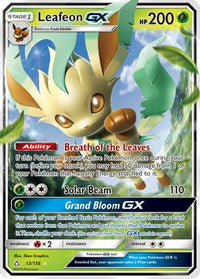 Leafeon GX (13/156)  - SM  Ultra Prism Holofoil