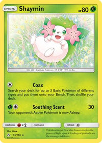 Shaymin (15/156)  - SM  Ultra Prism Holofoil