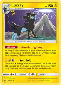 Luxray (48/156)  - SM  Ultra Prism Holofoil