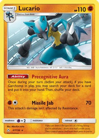 Lucario (67/156)  - SM  Ultra Prism Holofoil