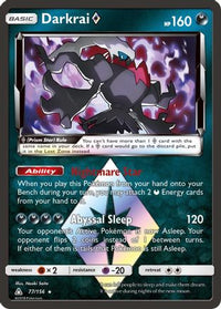 Darkrai Prism Star (77/156)  - SM  Ultra Prism Holofoil