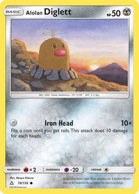 Alolan Diglett (78/156) - SM  Ultra Prism