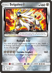 Solgaleo Prism Star (89/156) - SM  Ultra Prism Holofoil