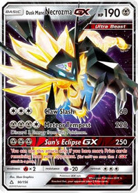 Dusk Mane Necrozma GX (90/156) - SM  Ultra Prism Holofoil