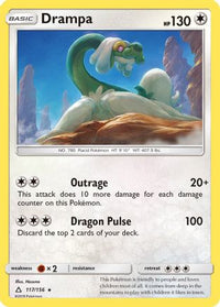 Drampa (117/156) - SM  Ultra Prism Holofoil