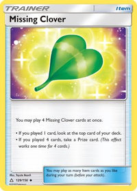 Missing Clover (129/156) - SM  Ultra Prism