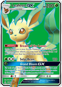 Leafeon GX (Full Art) (139/156) - SM  Ultra Prism Holofoil