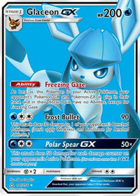 Glaceon GX (Full Art) (141/156) - SM  Ultra Prism Holofoil