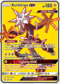 Xurkitree GX (Full Art) (142/156) - SM  Ultra Prism Holofoil