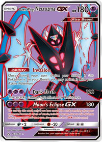 Dawn Wings Necrozma GX (Full Art) (143/156)  - SM  Ultra Prism Holofoil