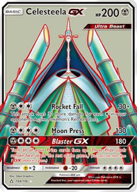 Celesteela GX (Full Art) (144/156) - SM  Ultra Prism Holofoil