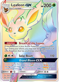 Leafeon GX (Secret Rare) (157/156) - SM  Ultra Prism Holofoil