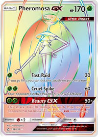 Pheromosa GX (Secret Rare) (158/156) - SM  Ultra Prism Holofoil