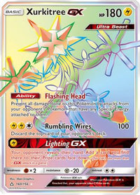 Xurkitree GX (Secret Rare) (160/156) - SM  Ultra Prism Holofoil