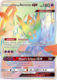 Dawn Wings Necrozma GX (Secret Rare) (161/156) - SM  Ultra Prism Holofoil