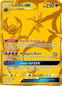 Lunala GX (Secret Rare) (172/156)  - SM  Ultra Prism Holofoil