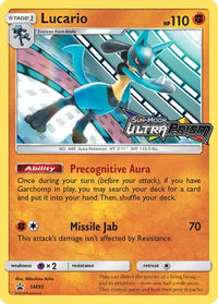Lucario (SM95) (Promo d'Avant-première) [Soleil et Lune : Promos Black Star] 