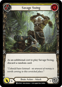 Savage Swing (Yellow) [U-WTR021] (Welcome to Rathe Unlimited) Unlimited Normal - POKÉ JEUX
