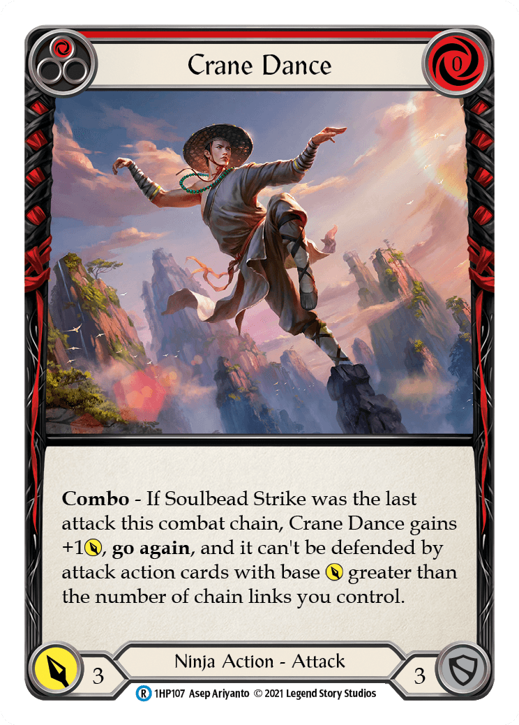 Crane Dance (Red) [1HP107] (History Pack 1) - POKÉ JEUX