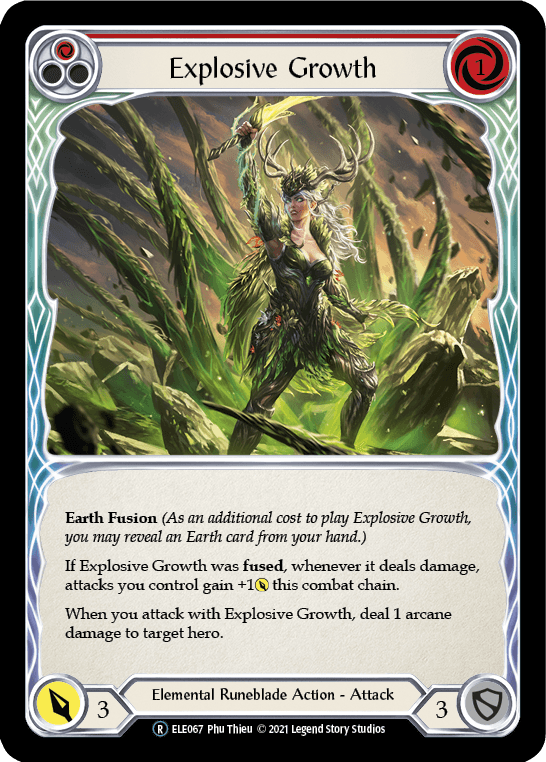Explosive Growth (Red) [U-ELE067] (Tales of Aria Unlimited) Unlimited Normal - POKÉ JEUX