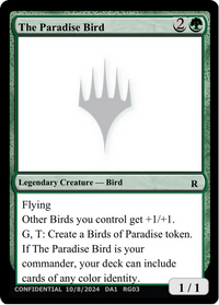 The Paradise Bird [Mystery Booster 2 Playtest Cards]