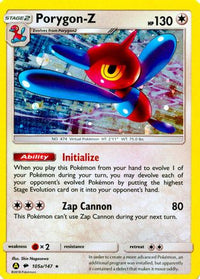 Porygon-Z (105a/147) (Promo d'art alternatif) [Soleil et Lune : Ombres brûlantes] 