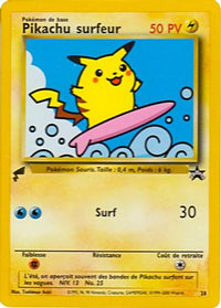 Pikachu (Surfing) (28) - Pikachu World Collection Promos