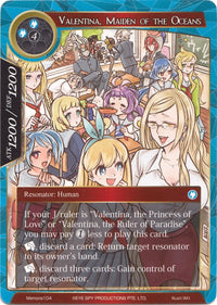 Valentina, jeune fille des océans (Memoria104) [Cartes Memoria Alice Origin] 