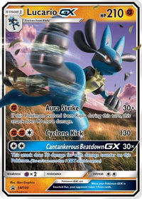 Lucario GX (SM100/248)  - SM Promos Holofoil
