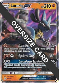 Lucario GX SM100 (SM100) - Jumbo Cards Holofoil