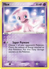 Mew (Non-Holo DVD Promo) (111/110)  - Miscellaneous Cards & Products