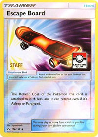 Escape Board (League Cup) [Staff] (122/156)  - League & Championship Cards Reverse Holofoil