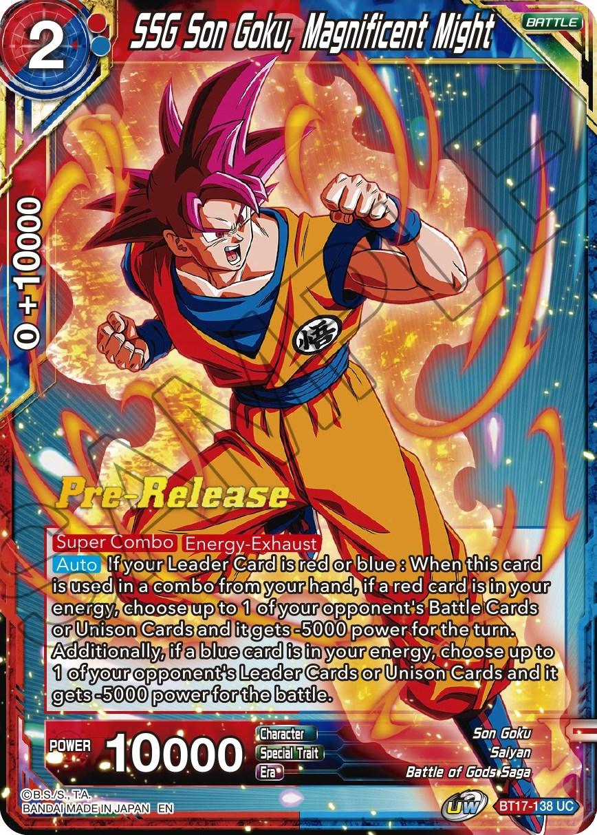 SSG Son Goku, Magnificent Might (BT17-138) [Ultimate Squad Prerelease Promos] - POKÉ JEUX