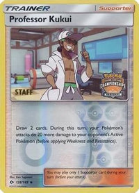 Professor Kukui (Regional Championships) [Staff] (128/149)  - League & Championship Cards Reverse Holofoil