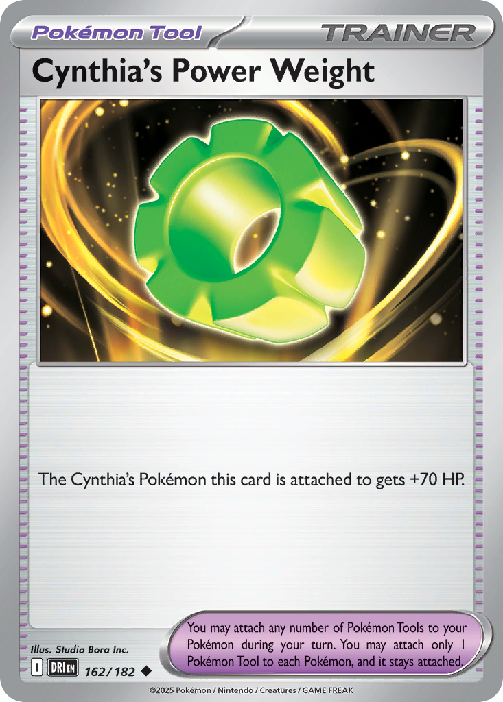 Cynthia's Power Weight (162) - Prize Pack Series Cards